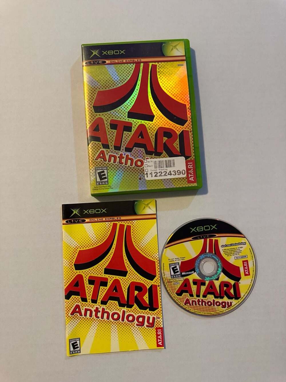 Atari Anthology Microsoft Xbox Video Game Complete CIB